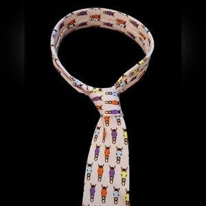 BARREL DOWNSOUTH NECKTIE. Mens.  Features Derby Horses.  Pink, Purple, Blue, Etc